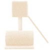 vidaXL Cat Tree Cream Engineered wood, plush, sisal 23.2 in Modern - 4 of 4
