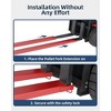 Forklift Pallet Extensions, Fork Extensions 5.3 Inch Width, 5500 LBS Capacity Heavy Duty Fork Extensions for Forklifts red 84 x 5.3 inch - 2 of 3