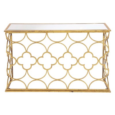 gold console table target