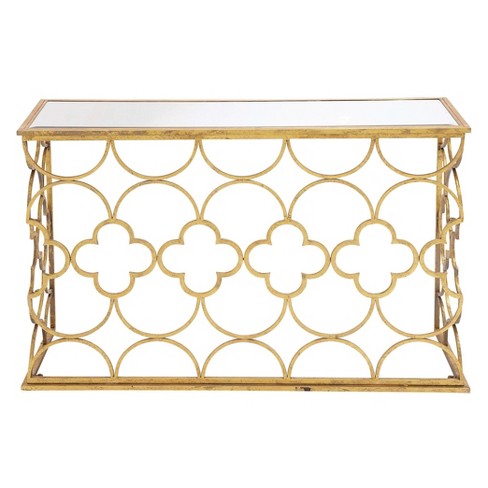 Mirrored console cheap table target