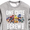 Boys' - Paw Patrol - Rubble & Crew Graphic Long Sleeve Fleece Sweatshirt - 2 of 4