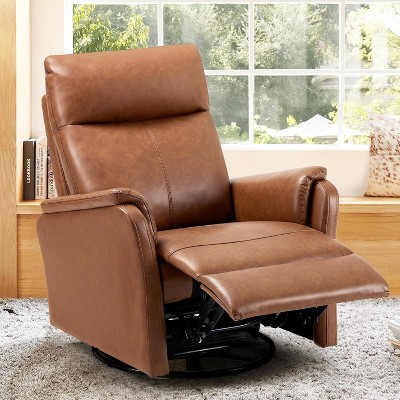 Recliner Chair, Upholstered Reclining Armchair with Footrest for Living Room