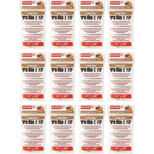 Wooster 4.5" Jumbo-Koter Pro/Doo-Z FTP 3/8" Nap 12 Sets Of 2-Pack Roller Cover # RR371-4.5-12PK - 1 of 1