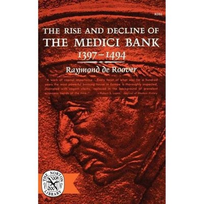 The Rise and Decline of the Medici Bank, 1397-1494 - (Norton Library (Paperback)) by  Raymond De Roover (Paperback)