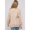 Pinkblush Beige Speckled Knit Maternity Sweater - 3 of 4