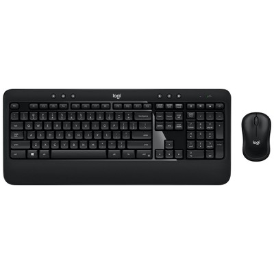 Logitech Advance Keyboard and Mouse Combo Desktop - Black
