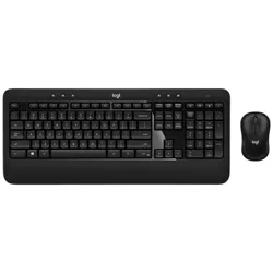 Logitech Advance Keyboard and Mouse Combo Desktop - Black