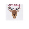 C&F Home Christmas "This the Season To Sparkle" Sentiment with Reindeer Cotton Flour Sack Kitchen Dish Towel 27L x 18W in. - 3 of 4