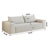71" Modern Upholstered Corduroy Sofa with Deep Seat, Comfortable Lounge Couch for Living Room, Bedroom, or Small Apartments–The Pop Home - 4 of 4
