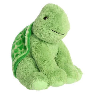 Aurora Medium Turtle Cuddly Stuffed Animal Green 12