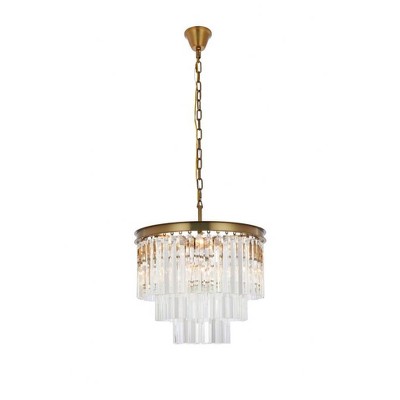 Elegant Lighting Sydney 9 - Light Chandelier in  Satin Gold
