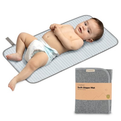 Travel changing mat hot sale with wipes case