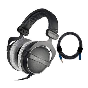 Beyerdynamic DT 990 PRO Studio Headphones (Ninja Black, Limited Edition)  Bundle 