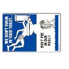 Swim Central 18" Blue and White Funny Residential Swimming Pool Sign - 3 of 3