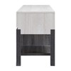 Ganett Wood TV Stand in White Oak and Distressed Gray - Furniture of America - 3 of 4