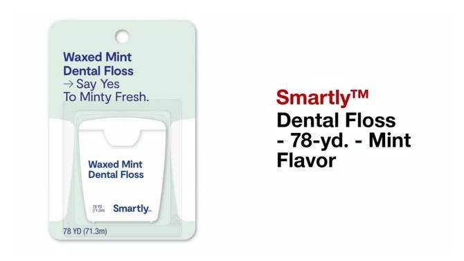 Dental Floss - 234ft - Mint Flavor - Smartly&#8482;, 2 of 5, play video