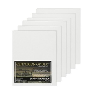 Centurion Deluxe Professional Oil Primed Linen Canvas Panels - MultiPacks of Linen Canvases for Painting, Artwork and More - 1 of 4