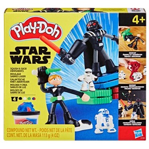 Play-Doh Star Wars Squish and Slice Lightsabers Set - 1 of 4