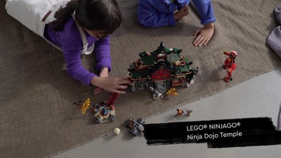  LEGO NINJAGO Ninja Dojo Temple Masters of Spinjitzu Set 71767,  Ninja Toy Building Kit with 8 Minifigures and Toy Snake Figure, Collectible  Mission Banner Series, Pretend Play Ninja Set for Kids 