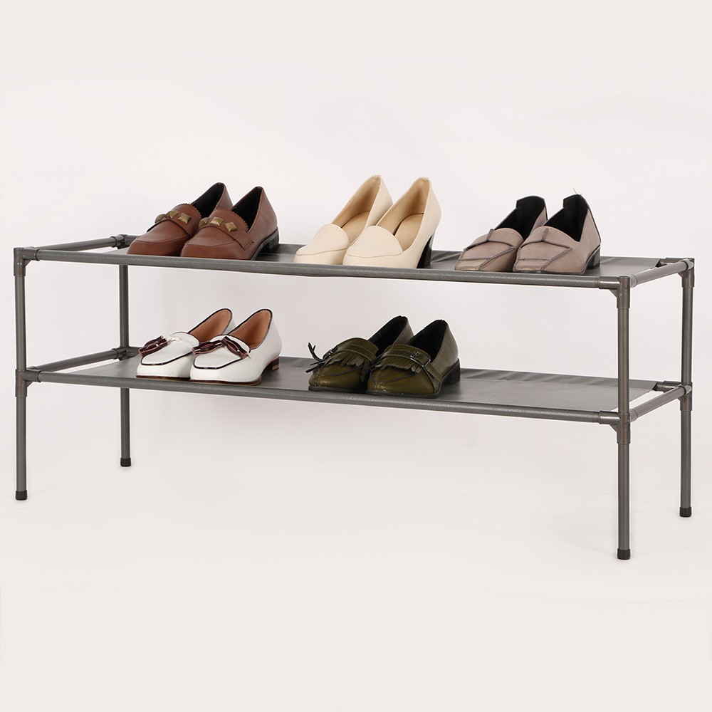 2-Tier Fabric Shoe Rack - Room Essentials