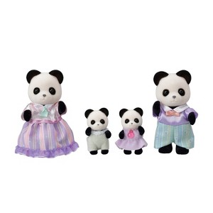 Calico Critters Pookie Panda Family, Set of 4 Collectible Doll Figures - 1 of 4