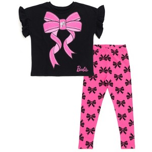 Barbie Girls T-Shirt and Leggings Outfit Set Little Kid to Big Kid - 1 of 4