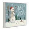 Stupell Industries Let It Snow Magical Snowman in Scenic Snowfield Framed Giclee Art - 2 of 4