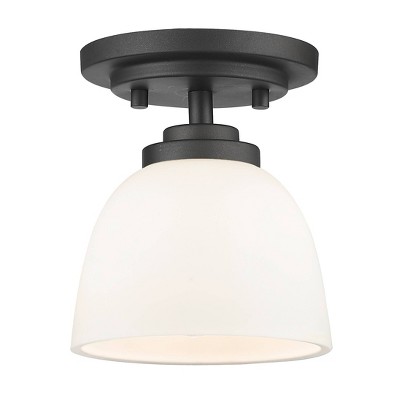 1 Light Flush Mount Bronze - Aurora Lighting