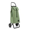 Rolser I-Max Tweed 2 Wheel Foldable Shopping Trolley Green - 2 of 4