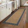 Modern Machine Washable Rug Bordered Design Non-Slip Low Pile Rubber Backing - 4 of 4