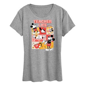 Women's - Disney - Teacher Life Short Sleeve Graphic T-Shirt - 1 of 4
