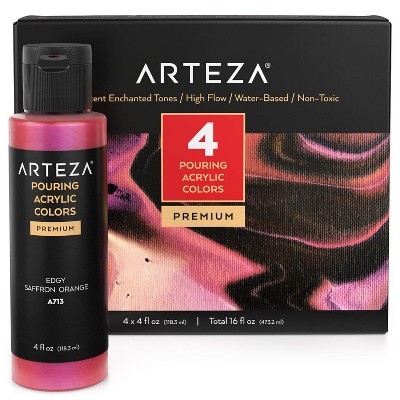 Arteza Acrylic Art Paint And Tools Set - 19 Pack : Target