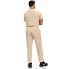 Hey Collection Mens Scrubs Set- V-Neck Scrub Top and Six Pocket Tapered Pant - 2 of 4
