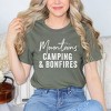 Simply Sage Market Women's Mountains Camping and Bonfires Short Sleeve Graphic Tee - 2 of 3