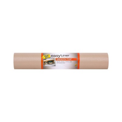 Duck Smooth Top EasyLiner Non Adhesive Shelf Liner for Kitchen Cabinets, 20" x 24' Taupe