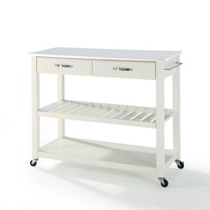 Granite Top Kitchen Prep Cart - Crosley - 1 of 4