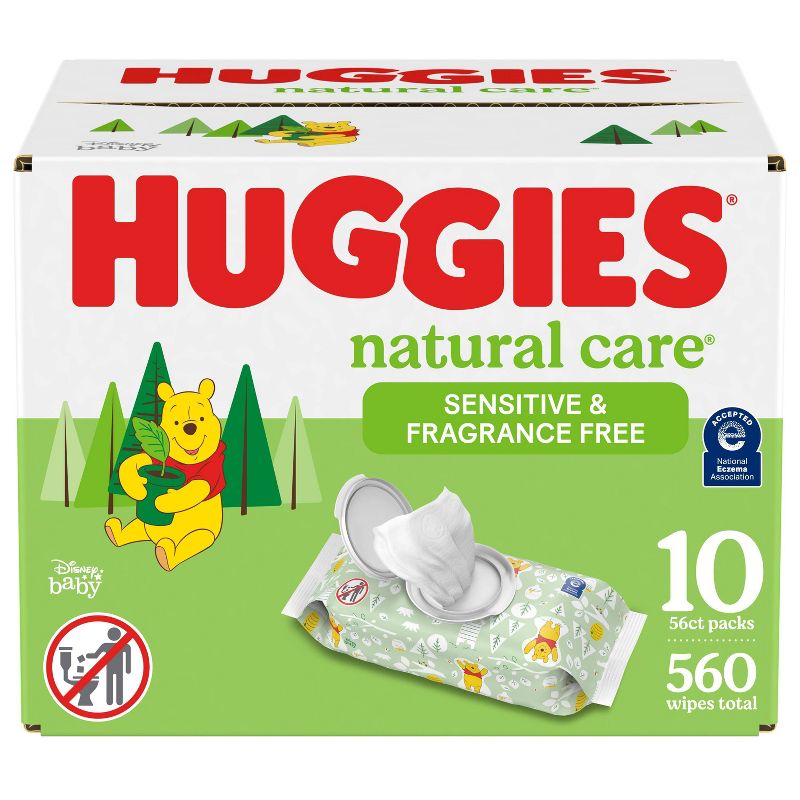 Huggies Natural Care Sensitive Unscented Baby Wipes (Select Count), 1 of 21