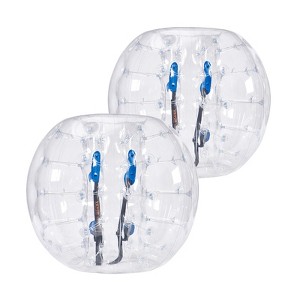 VEVOR Inflatable Bumper Balls 2-Pack, 4FT/1.2M Body Sumo Zorb Balls for Teen & Adult, 0.8mm Thick PVC Human Hamster Bubble Balls - 1 of 4