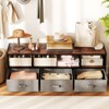 Tangkula TV Stand for TVs up to 65" w/ Power Outlets USB Charging Open Shelf - 4 of 4