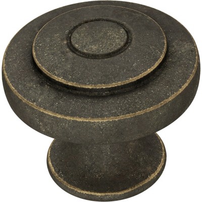 Franklin Brass 10pk 1-1/4" Geary Knob Warm Chestnut