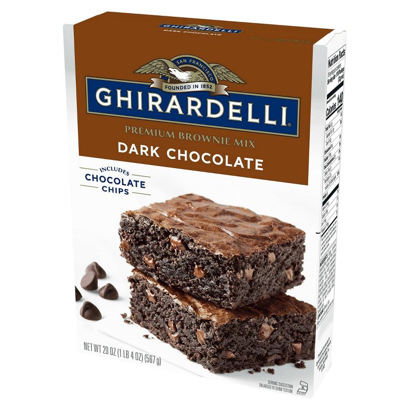 Ghirardelli Dark Chocolate Brownie Mix - 20oz, 4 of 7