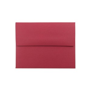 JAM Paper A2 Metallic Invitation Envelopes 4.375 x 5.75 Stardream Jupiter Red SD5370 - 1 of 2