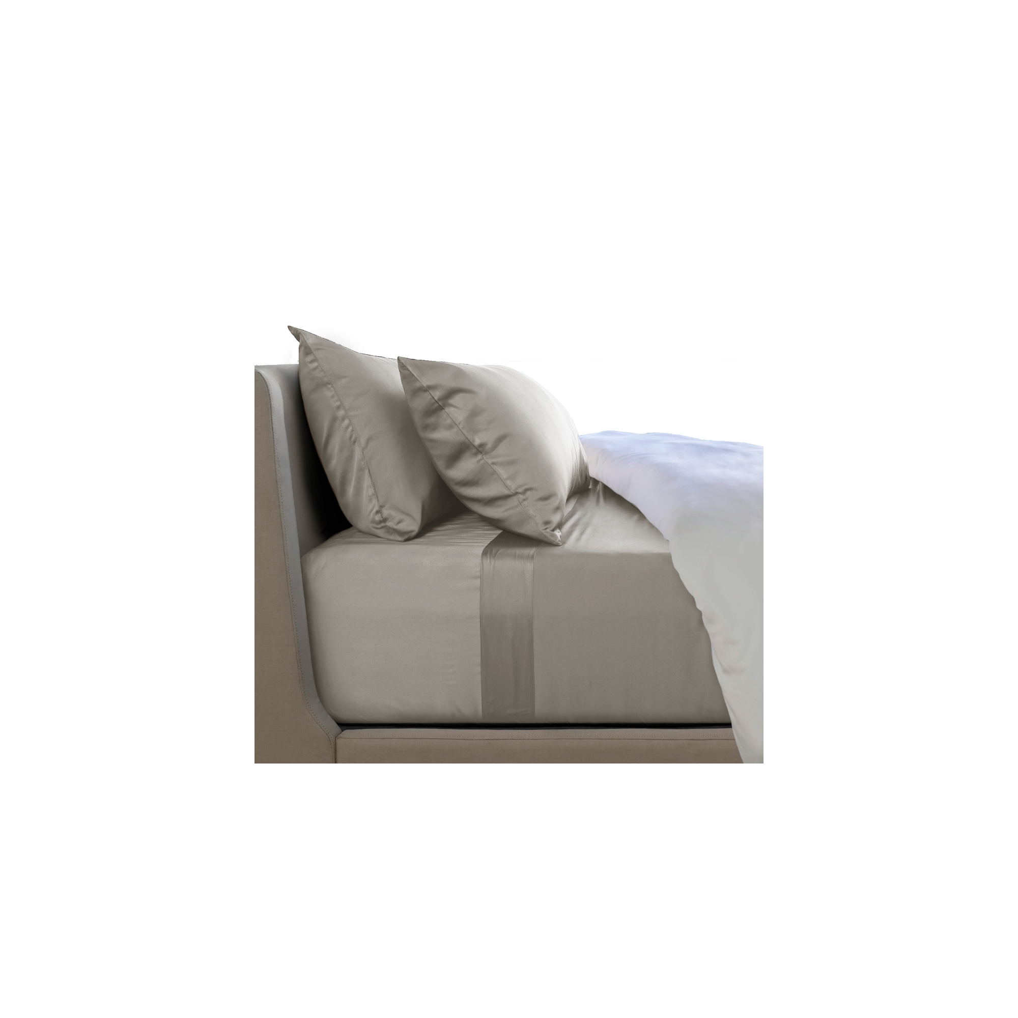 CARILOHA Resort Bamboo Viscose Sheets - 4-Piece King Sheet Set - Harbor Gray