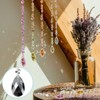 Unique Bargains Hanging Ornament DIY Craft Teardrop Crystal Chandelier Pendant Beads 3.35" x 1.5" 10 Pcs - 4 of 4