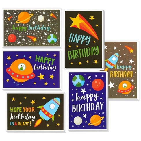 Complete Set of Cards., Out into Space 