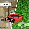 Hachikiko Black & Red Ladybug Foldable Kids Trampoline - Indoor/Outdoor Bouncer for Ages 3-7, Safe Iron Frame - 3 of 4