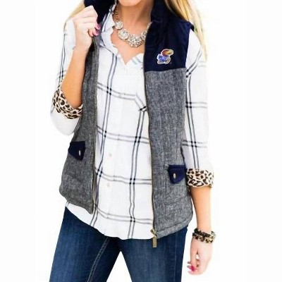 Women's University of Kansas Prep For It Vest - Gameday Couture