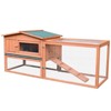 ORRD Outdoor Rabbit Hutch with Run - Large 2-Story Wooden Bunny Cage, Weather-Resistant & Predator Proof for Rabbits & Guinea Pigs - 4 of 4