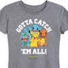 Women's - Pokémon - Gotta Catch 'Em All Group Short Sleeve Graphic T-Shirt - 2 of 4