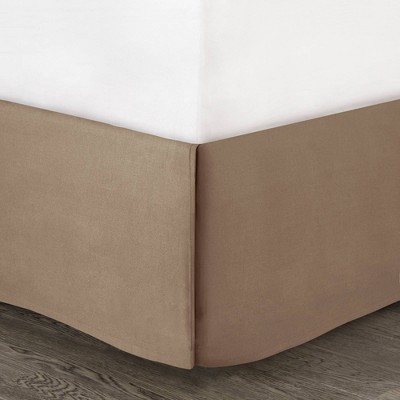 Tan Queen Faux Suede 7-Piece Comforter Set